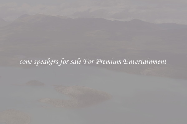 cone speakers for sale For Premium Entertainment 