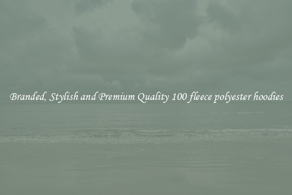 Branded, Stylish and Premium Quality 100 fleece polyester hoodies