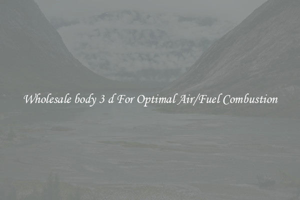 Wholesale body 3 d For Optimal Air/Fuel Combustion