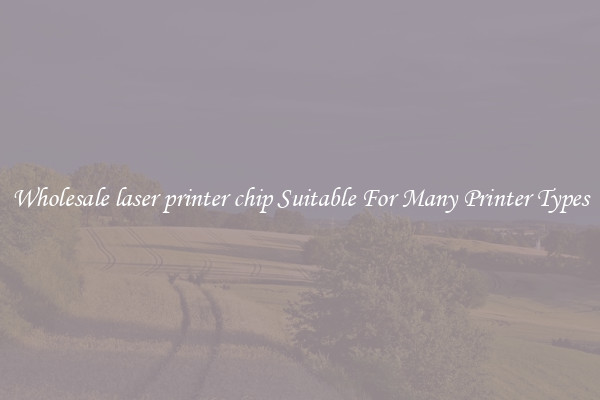 Wholesale laser printer chip Suitable For Many Printer Types