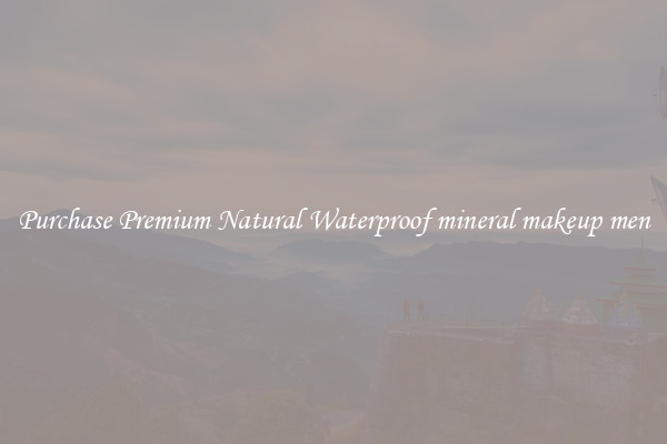 Purchase Premium Natural Waterproof mineral makeup men