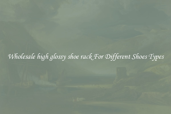 Wholesale high glossy shoe rack For Different Shoes Types
